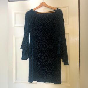 Jessica Howard Burnout Velvet Sheath Dress